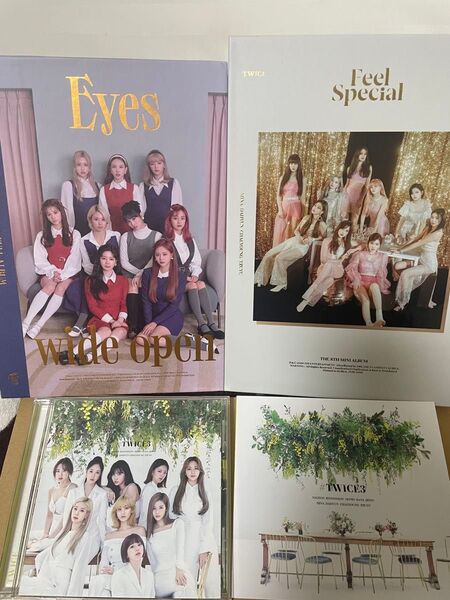 TWICE FEEL SPECIAL (8TH MINI ALBUM) & Eyes wide open & TWICE3 セット