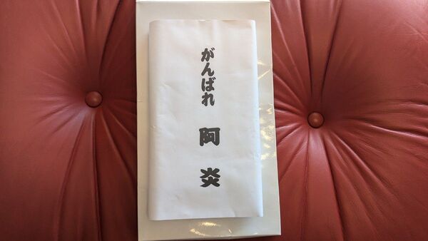 大相撲 阿炎タオル(旧モデル) 元横綱手形手拭