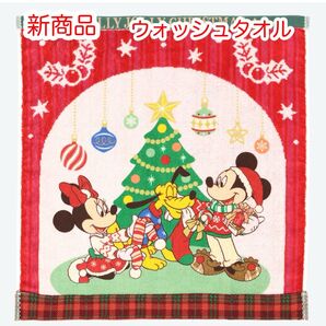 ウォッシュタオル ディズニークリスマス 2024 ディズニーリゾート タオル