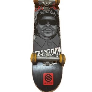激レア Santa Cruz スケートボード デッキ Straight Outta イージーEモデル 昭和レトロ スケートボード