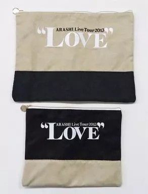 嵐 Love グッズ ペアポーチ ARASHI LIVE Tour 2013"LOVE" コンサート グッズ ARASHI