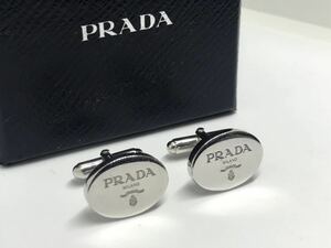  Prada Италия производства SV925 Logo кафф links запонки 