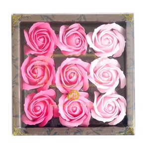 バラ 花の形の入浴剤 【 ピンク 】 母の日 薔薇 ばら ローズ ギフト バスフレグランス ほのかな香 ソープフラワー ウエディング