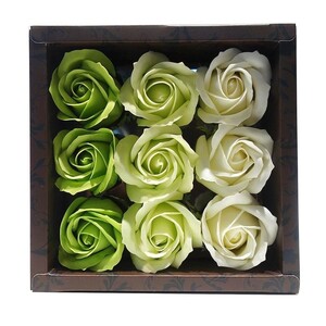 rose flower. shape. bathwater additive [ green ] Mother's Day rose .. gift bus fragrance .. ... soap flower u Eddie ng Christmas 