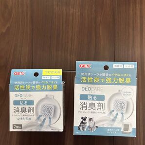 GEX デオケア 貼る消臭剤 本体とつけかえ用セット