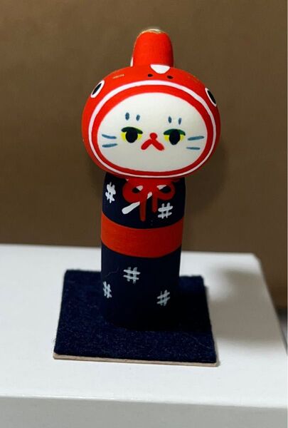 マルコロチャン marucoro chan 猫 金魚 にゃんこけし こけし かぶりもの 作家