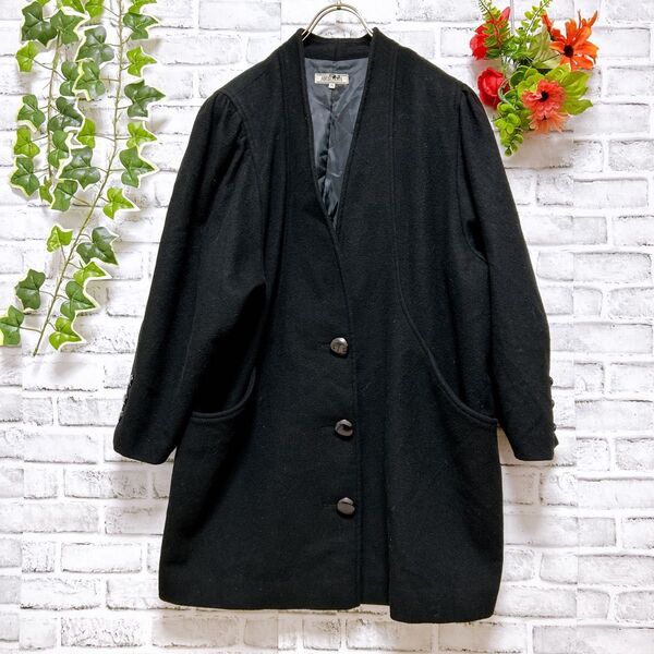 【AMBITIOUS】アンビシャス (15) コート レディース ブラック ロングコート