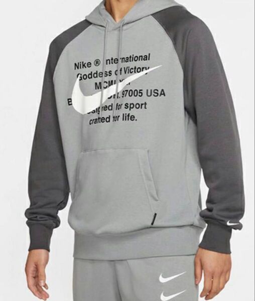 NIKE スウッシュ フレンチテリー プルオーバーフーディ パーカー