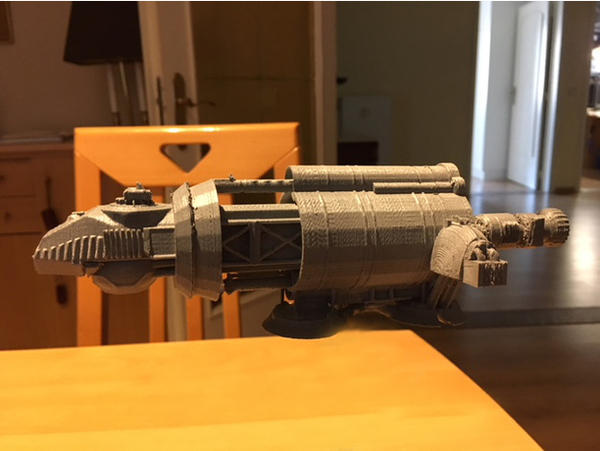 宇宙空母 ギャラクティカ 1978 ラグタグ船 3Dプリント Battlestar Galactica Ragtag ship 未組立 宇宙船 宇宙戦闘機 Spacecraft