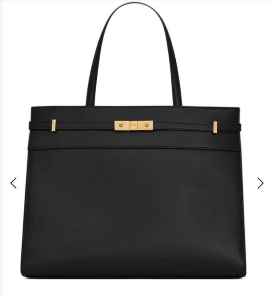 希少 SAINT LAURENT マンハッタン ラージ ブラック トートバッグ サンローラン