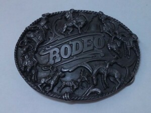  buckle Rodeo RODEO horse cow SISKIYOU USA made Vintage belt non iron brass brass 