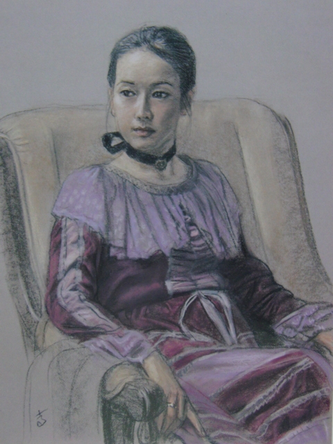 Shogo Takatsuka, Pastels 4, Soigneusement sélectionnés, Livre d'art rare, Nouveau cadre de haute qualité inclus, Lycée, Portrait d'une belle femme, Fille, livraison gratuite, Ouvrages d'art, Peinture, Portraits