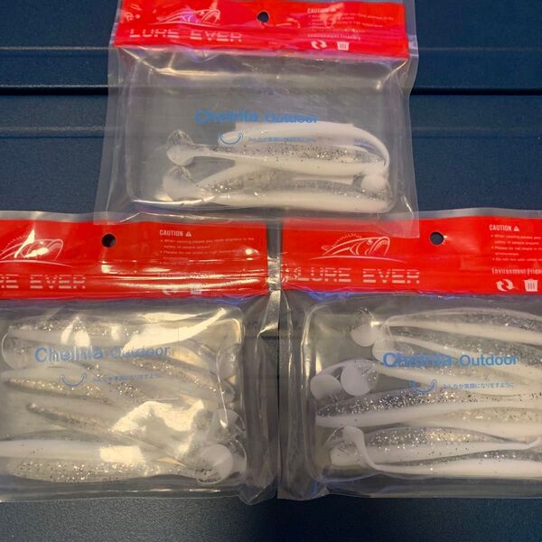 NO.627 Chelnla Outdoor Tテールシャッドワーム4inch未開封2点開封品1点
