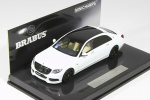 ミニチャンプス 1/43 マイバッハ ブラバス Maybach Brabus 900 AUF BASIS S600 2016 ホワイト Mercedes Maybach S-600 メルセデス・ベンツ