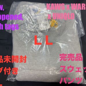 XL☆新品未開封☆UNIQLO ×KAWS +ウォーホル スウェットパンツ
