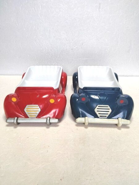 メラミンお子様ランチプレート 消防車とパトカーのセット