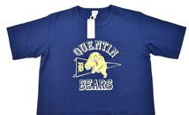 BAD QUENTIN （バッドクエンティン） OLD BEARS PRINT TEE NAVY オールドベアープリントTシャツ 半袖クルーネックT-SHIRT M_画像3