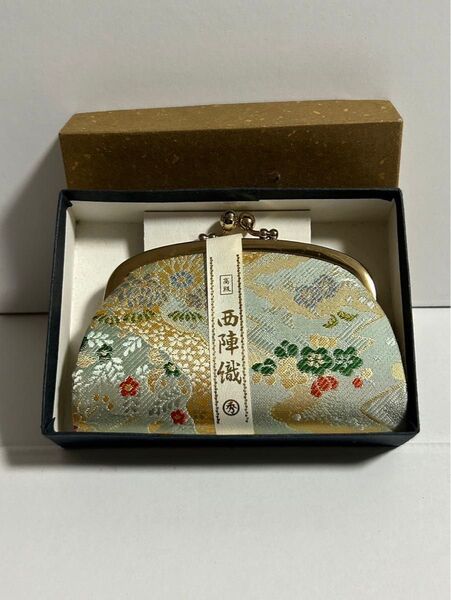 高級西陣織がま口財布