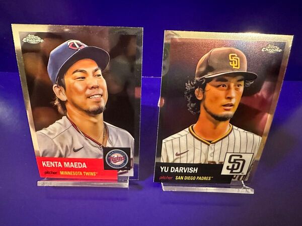 Topps 2022 Chrome Yu Darvish & Kenta Maeda