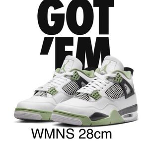 【新品未使用希少】NIKE WMNS Air Jordan 4 "Oil Green" 28cm ナイキ エアジョーダンフォー
