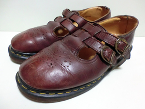 ♪英国製 Made in England Dr.Martens Strap Shoes ドクターマーチン ストラップシューズ UK7(26.0cm)
