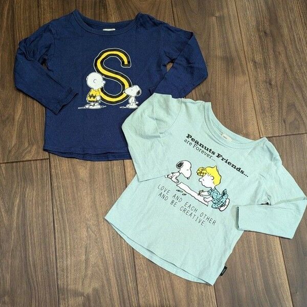 n.o.u.s×Peanutコラボ スヌーピー長袖Tシャツ2枚セット
