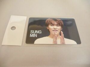 韓国交通カード　T-MONEY ☆SUPER JUNIOR ソンミン☆