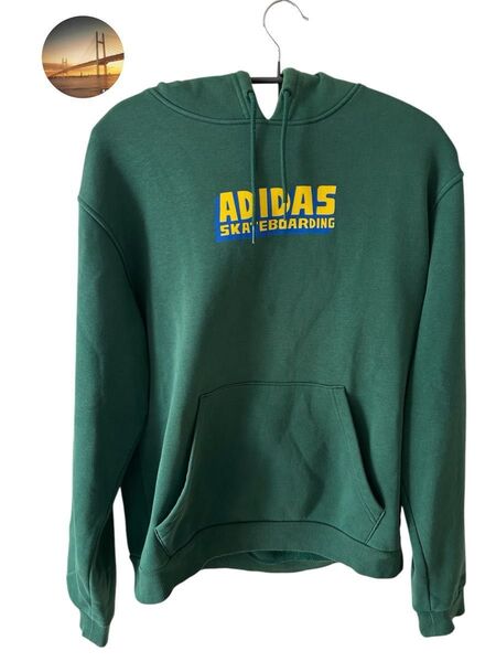 【King Gnu 常田着用モデル】adidas パーカー グリーン #2017