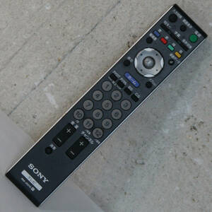 JUNK ■SONY■ テレビ用リモコン RM-JD015 電池蓋欠品 返品対応可!