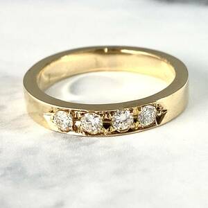 K18 diamond ring D0.20 [BGO8428]