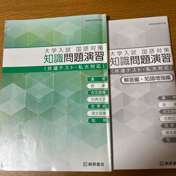 大学入試国語対策 知識問題演習 桐原書店