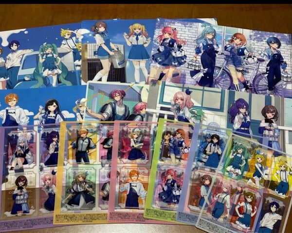 プロセカ クリアファイル全6種 クリアシート全6種 コンプリートセット
