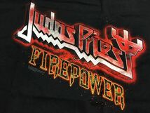 JUDAS PRIEST / Tシャツ Firepower ロゴ ツアー2018 Sサイズ_画像2