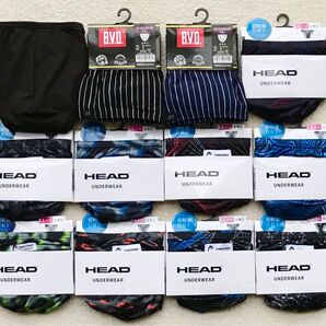本日迄!Wacoal GF2300&B.V.D&HEAD ビキニ ブリーフ LLサイズ シンプル&ストライプ&デザイン 12枚