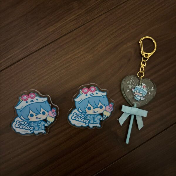 すとぷり ころん アクリル アニマル バッジ キーホルダー