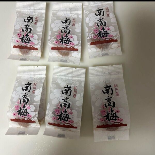 紀州産 南高梅 6個 未開封 個包装