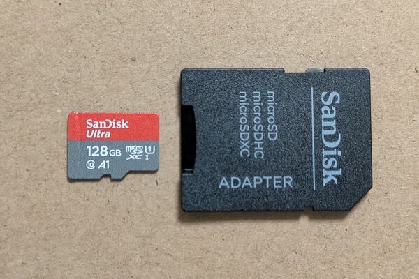 Sandisk Ultra 128GB MicroSD カード 1点