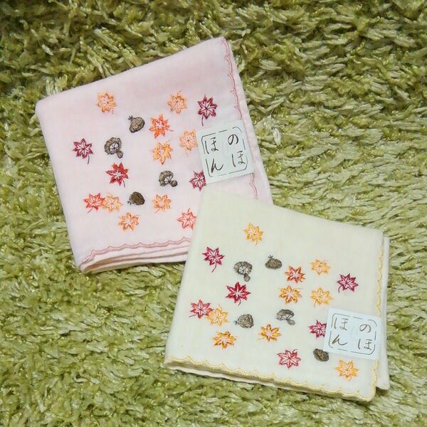 刺繍 ハンカチ ペアセット プレゼント ギフト