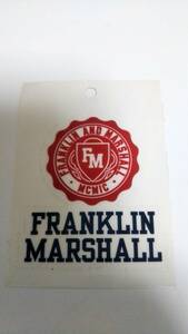 シール　ステッカー　FRAKLIN MARSHALL　アパレル