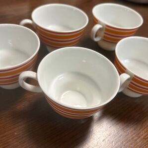 ドイツ ババリア エッションバッハ カップ コーヒーカップ 5客 レトロ ヴィンテージ