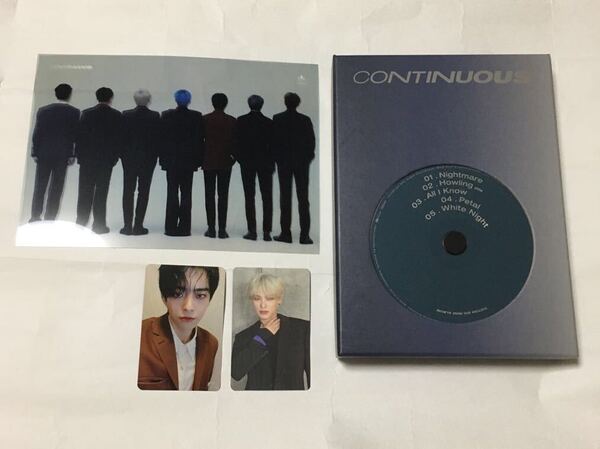 送料込み VICTON ビクトン CD トレカ 6th Mini Album ☆CONTINUOUS☆ 5曲 韓国盤 K-POP