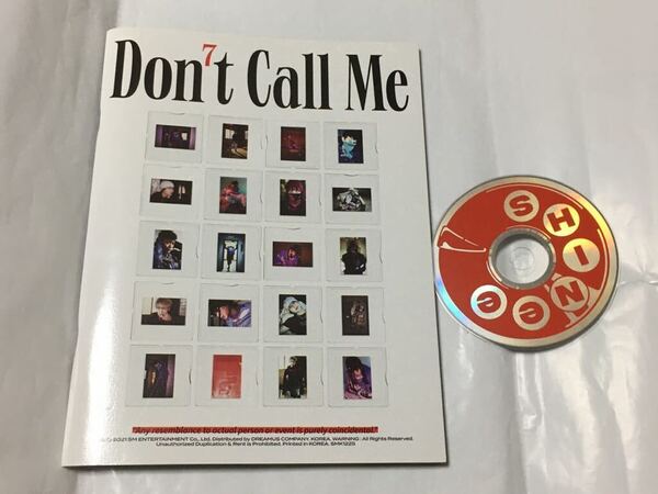 送料込み SHINee シャイニー CD 7集 The 7th Album ☆Don't Call Me☆ 9曲 韓国盤 中古本 K-POP