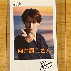 RAYS 特典 チェキ風 フォトカード 向井康二 1枚