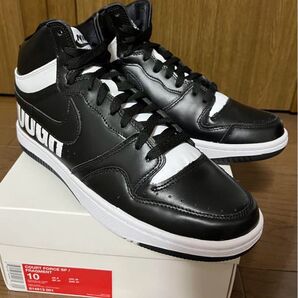 NIKE COURT FORCE SP FRAGMENT US10 GDEH 黒 HF goodenough
