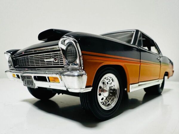 Ertlアーテル/'66 Chevyシボレー Novaノバ 1/18 絶版
