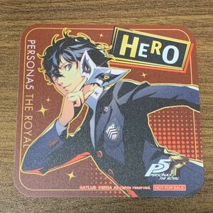  Persona 5 Royal P5R Sega collaboration Cafe Coaster latter term uniform ver Amemiya lotus . person . Joker 