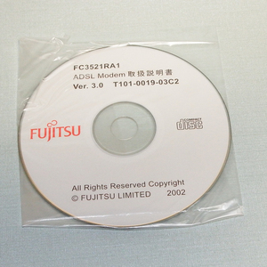 ACB4419 Fujitsu ADSL modem for CD manual new goods 