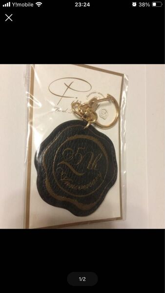 安室奈美恵 キーホルダー ブラック 黒 新品 25th