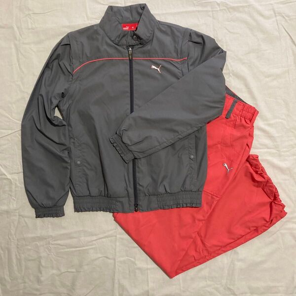 PUMA プーマ ウインドブレーカー 上下セット 上着2WAY トレーニングウェア