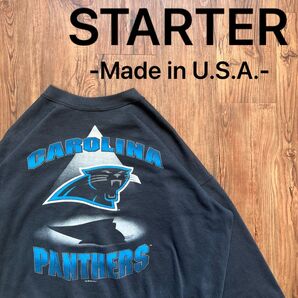 USA製!【STARTER スターター】スウェット NFL カロライナ パンサーズ